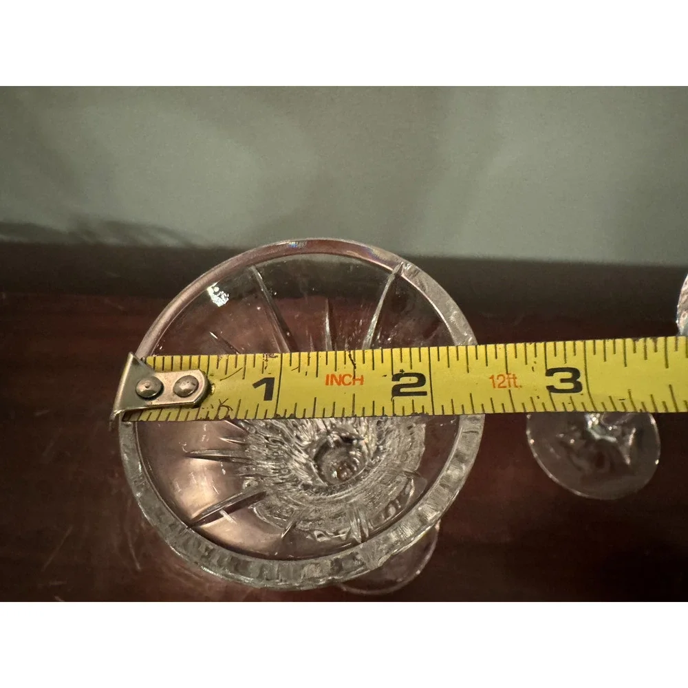Mikasa Icicles Crystal Candle Holders 7.75